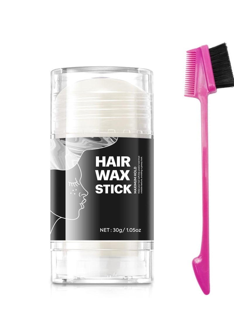 Immetee - immetee Hair Wax Stick for Women, Edge Control Gel, Smooth Frizz and Slick Back Hair - 30g (White) - Image 1