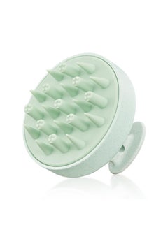 Heeta HEETA Hair Scalp Massager for Hair Growth, Shampoo Brush, Scalp Exfoliator with Soft Silicone Bristles, Scalp Scrubber for Dandruff Removal to Relieve Stress, Wet Dry Hair, Updated Material, Green 