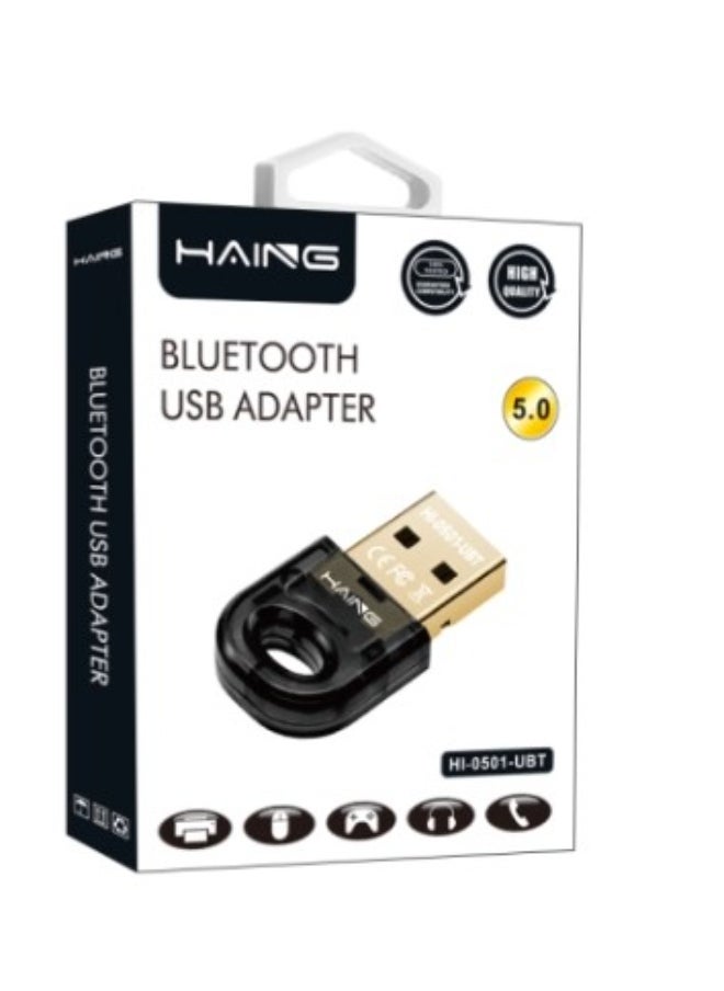 Haing USB Bluetooth 5.0 Adapter Wireless Dongle  - Image 1