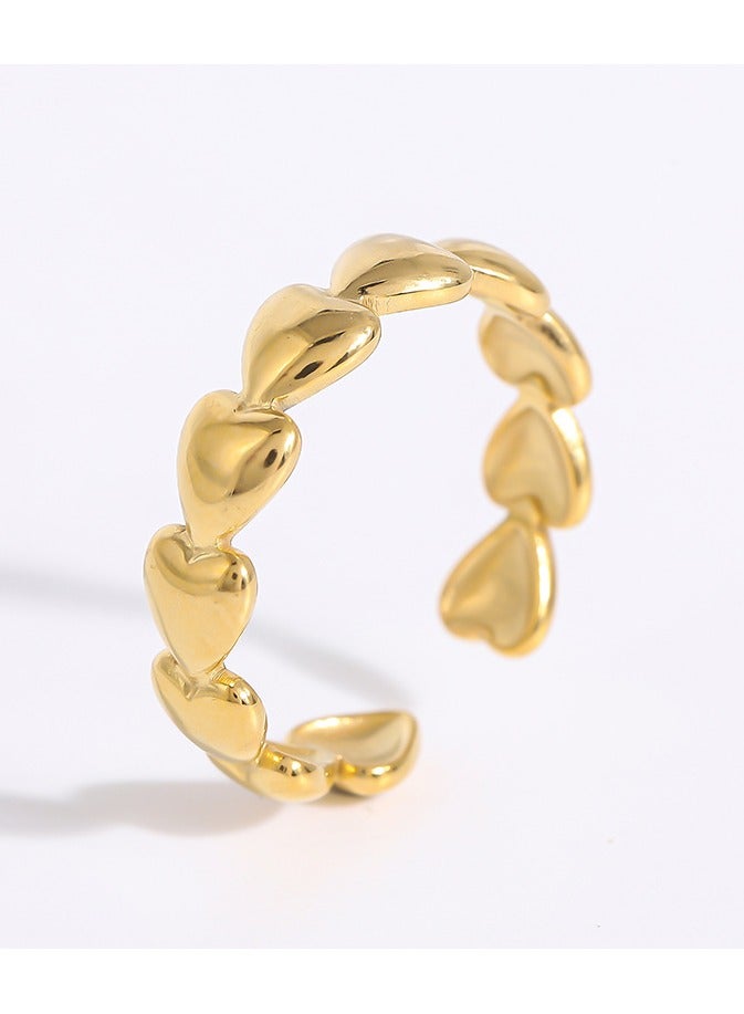 Mark Fairwhale Minimalist Titanium Steel Women's Ring 