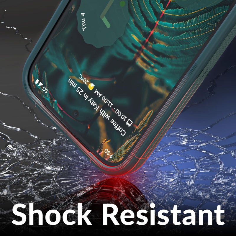Crave for Google Pixel 9a Case, Shockproof Protection Dual Layer Case for Google Pixel 9a (6.3 inch) - Forest Green - Image 5