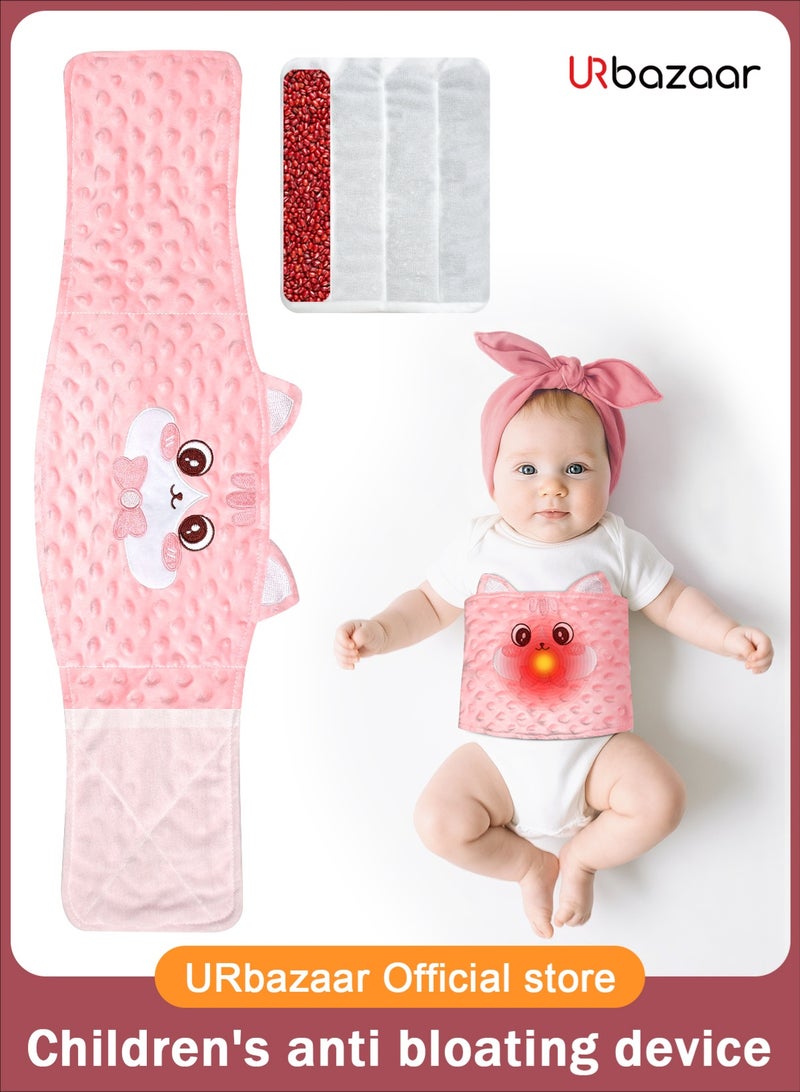 URbazaar Baby Colic and Gas Relief - Heated Tummy Wrap for Newborns Belly Relief by Soothing Warmth, Baby Heating Pad Swaddling Belt Relief & Soothe Gas, Colic and Upset Stomach for Fussy Infants - Image 1