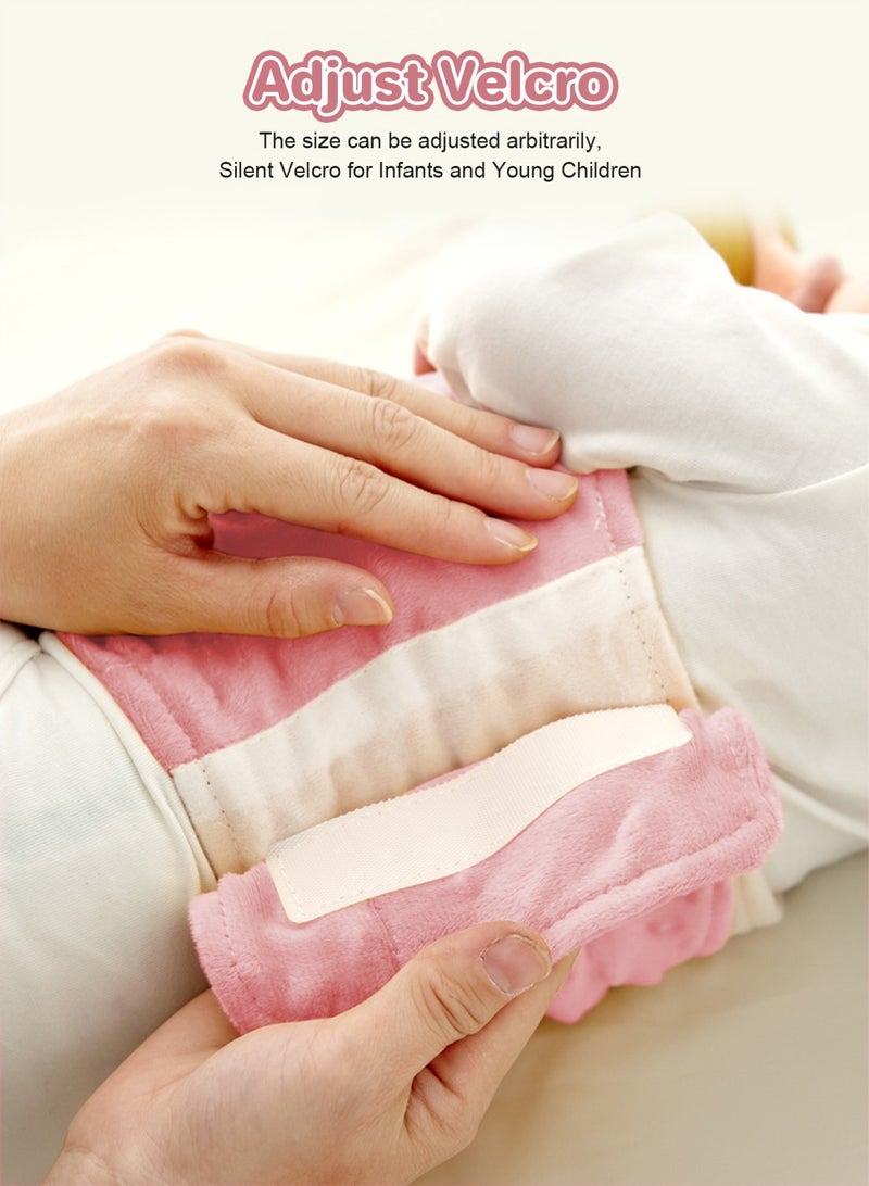 URbazaar Baby Colic and Gas Relief - Heated Tummy Wrap for Newborns Belly Relief by Soothing Warmth, Baby Heating Pad Swaddling Belt Relief & Soothe Gas, Colic and Upset Stomach for Fussy Infants - Image 5