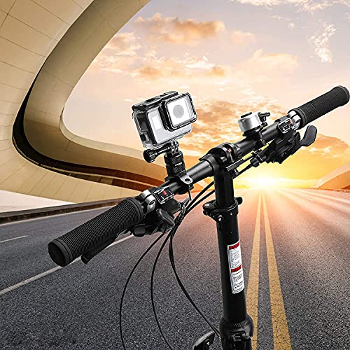 Quikprof Bike Mount 360 Degrees Rotary Aluminum Bicycle Handlebar Mount Compatible with Action Cameras. - Image 5