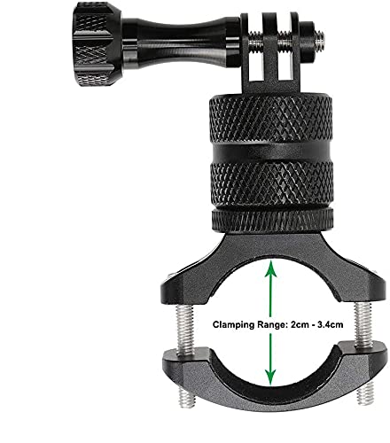 Quikprof Bike Mount 360 Degrees Rotary Aluminum Bicycle Handlebar Mount Compatible with Action Cameras. - Image 4