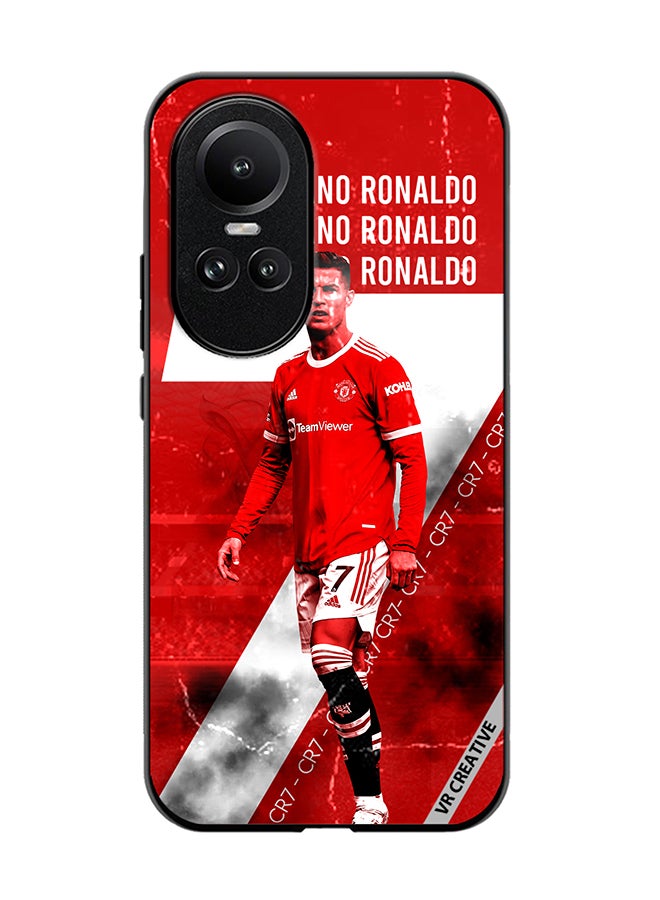 VR CREATIVE Protective Case Cover For Oppo Reno 10 Pro Cr7 Design Multicolour - Image 1