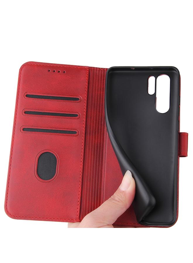 Zaboon Case For Huawei P30 Pro Calf Texture Buckle Horizontal Flip Leather Case with Holder & Card Slots & Wallet - Image 5