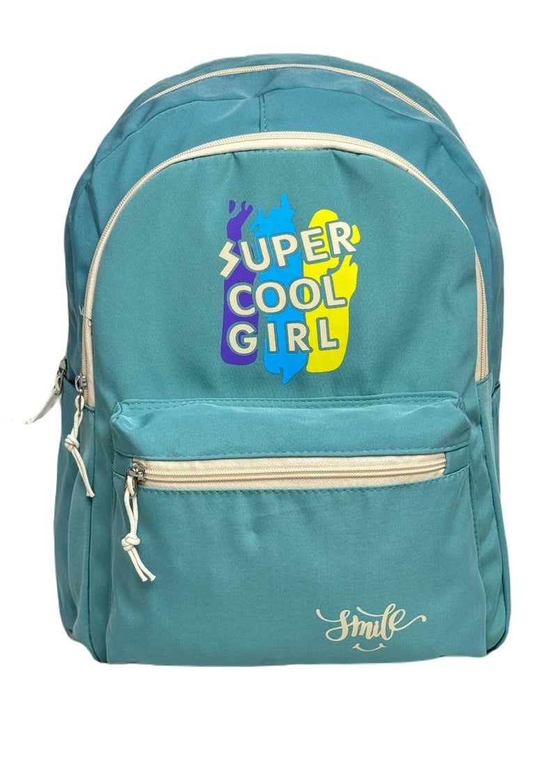 QSHOP Premium Quality School Backpack, Laptop Backpack, Waterproof Backpack, 3 Main Pockets Meet All Needs for Teenagers, Students, Women (32 * 25 * 13cm)  - Image 2