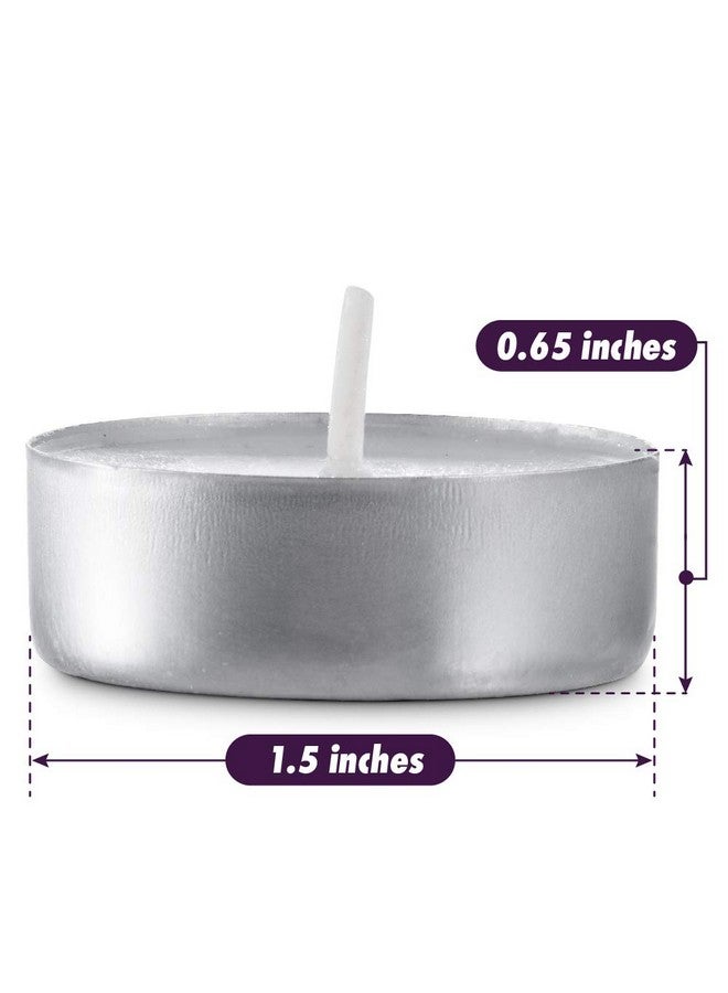 MontoPack MontoPack Unscented White Tealight Candles Bulk [300] | 4 Hours of Smokeless, Dripless, Long Lasting Burning Paraffin Tea Lights | Small Votive Mini Candles for Home, Shabbat, Weddings & Emergencies  - Image 5