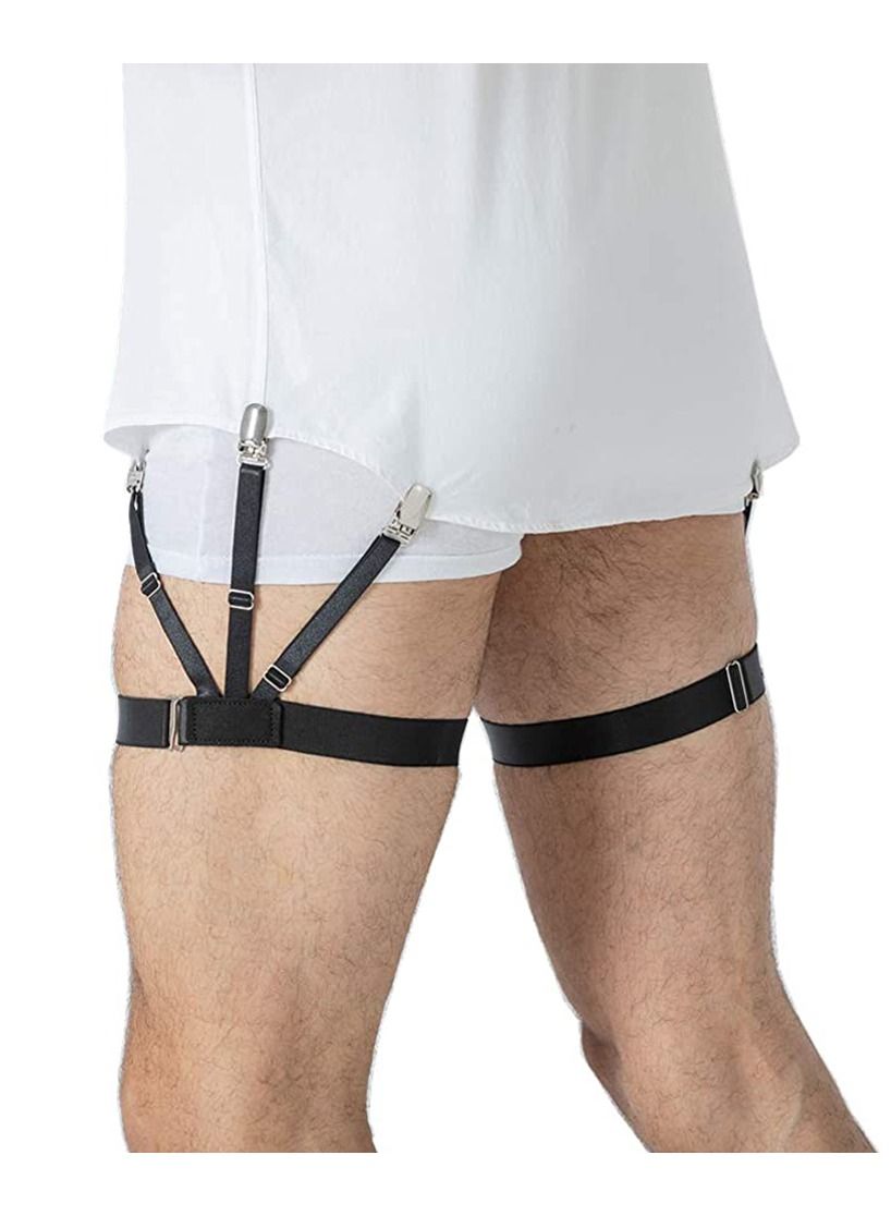 Generic A pair of adjustable elastic camisole garters, belt with