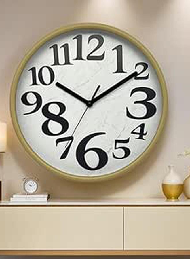 أوركيد ساعة حائط بوجه رخامي 30 سم - Image 4
