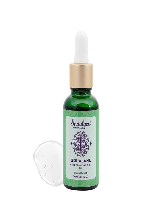 INDULGEO ESSENTIALS Squalane Skin Hydrator (Squalane With Plant Derived Retinol) 30Ml - 100% Pure Plant, Dull & Dry Skin-For All Skin Types - Image 1