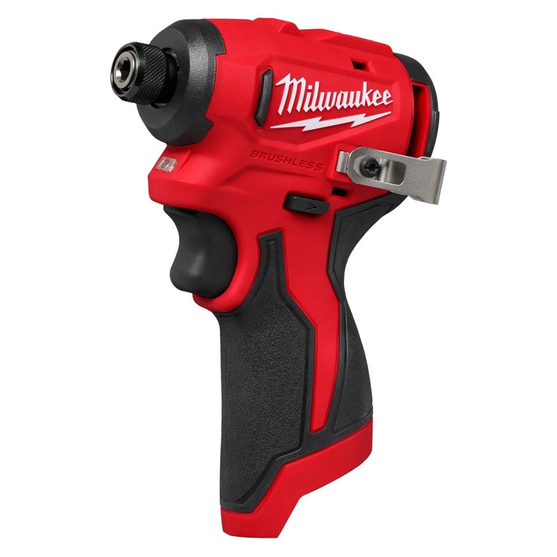 Milwaukee سائق تأثير هكس 1/4 بوصة بدون فرش Milwaukee M12 صغير الحجم (أداة عارية) - Image 2