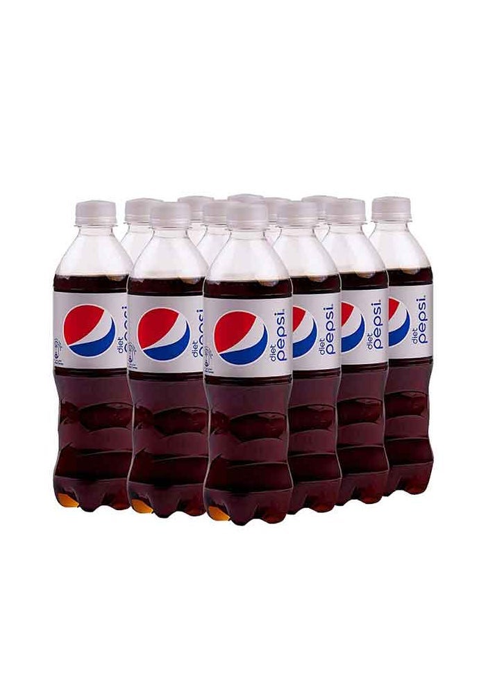 Diet Pepsi Carbonated Soft Drink - 500ml x 12