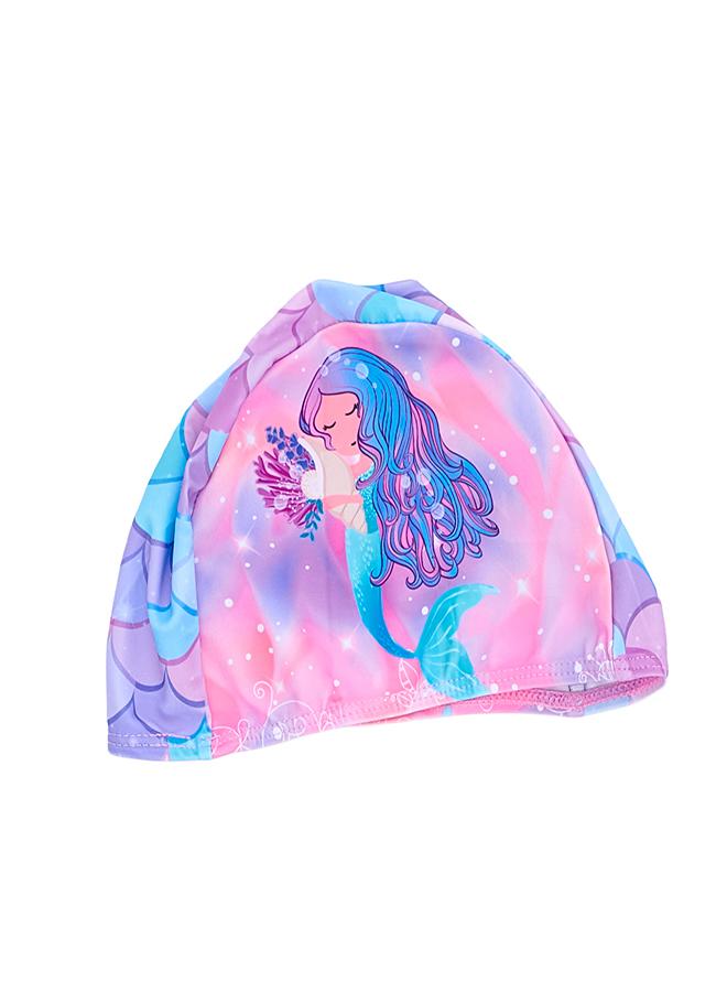 بيبي كلو طقم سباحة بناتي قلعة حورية البحر قطعتين - Image 5