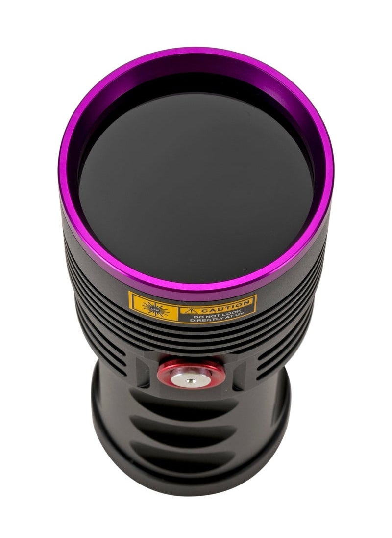 Generic - 60W High Power UV Flashlight Blacklight Cat Dog Urine Stain Tinea Ore Money Scorpion Marker Rechargeable Ultraviolet torch lamp - Image 1