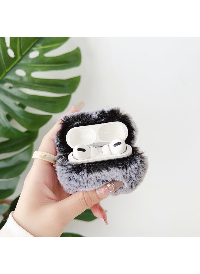 Generic - Cute Plush Rabbit Ears Protective Case Cover for Apple AirPods Pro for Men Women - Image 1