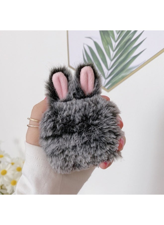 Generic - Cute Plush Rabbit Ears Protective Case Cover for Apple AirPods Pro for Men Women - Image 1