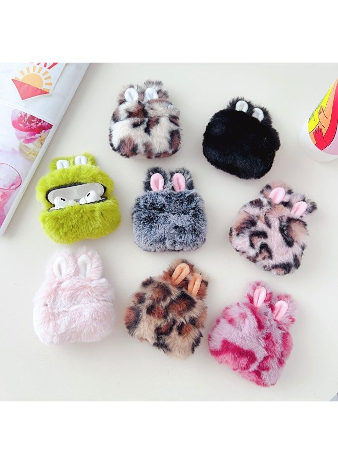 Generic - Cute Plush Rabbit Ears Protective Case Cover for Apple AirPods Pro for Men Women - Image 1