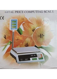 Sharpdo Electronic Digital Price Computing Platform Scale 200g to 40kg Electricity and internal battery  - Image 5