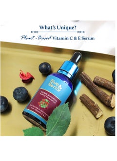 Blue Nectar Blue Nectar Manjistha Vitamin C Face Serum for Anti Wrinkle and Skin Firming | Advanced Anti Aging Formula with Power of Vit C and E | Face Serum for Glowing Skin with Radiant Berries  - Image 4