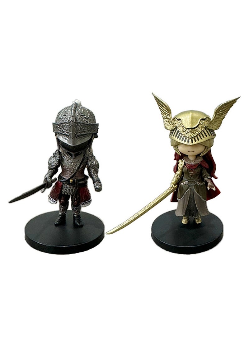 general Elden Ring mini action figure model ornaments, wolf battle ghost PVC model toys decoration collection gifts - Image 2