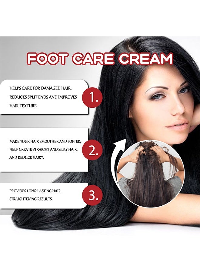 إيلهو Straight Hair Daily Straighten Hair Care ,Moroccan straight hair cream, suitable for deep moisturizing, smoothing, repairing, split ends, dry and frizzy hair care 150ml - Image 4
