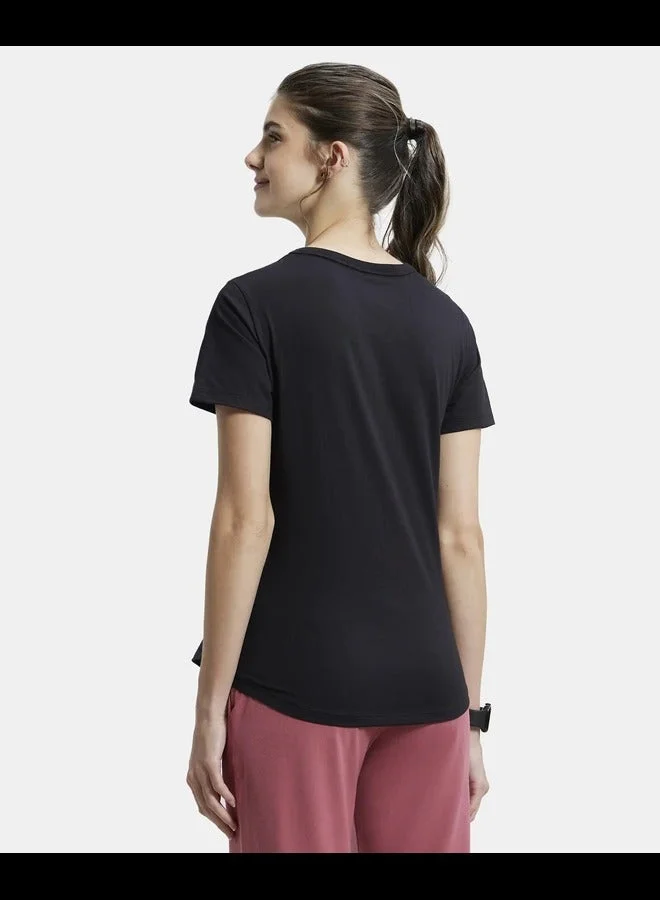Jockey BLACK WOMEN T-SHIRTS for Women | Best Price UAE
