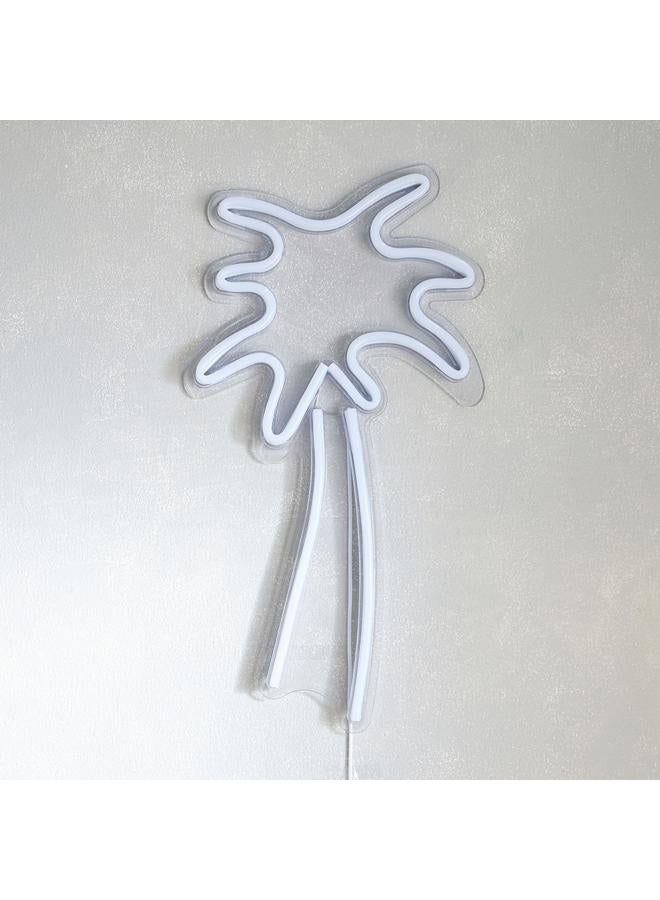 Home Box Lyn Palm Tree Frame LED Neon Light - 43x2x25 cm - Image 2