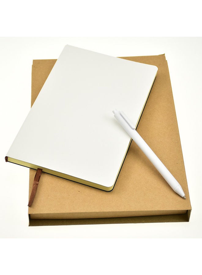 نيبمينينت طقم دفتر ملاحظات مقاس A5 مع قلم أبيض - Image 2