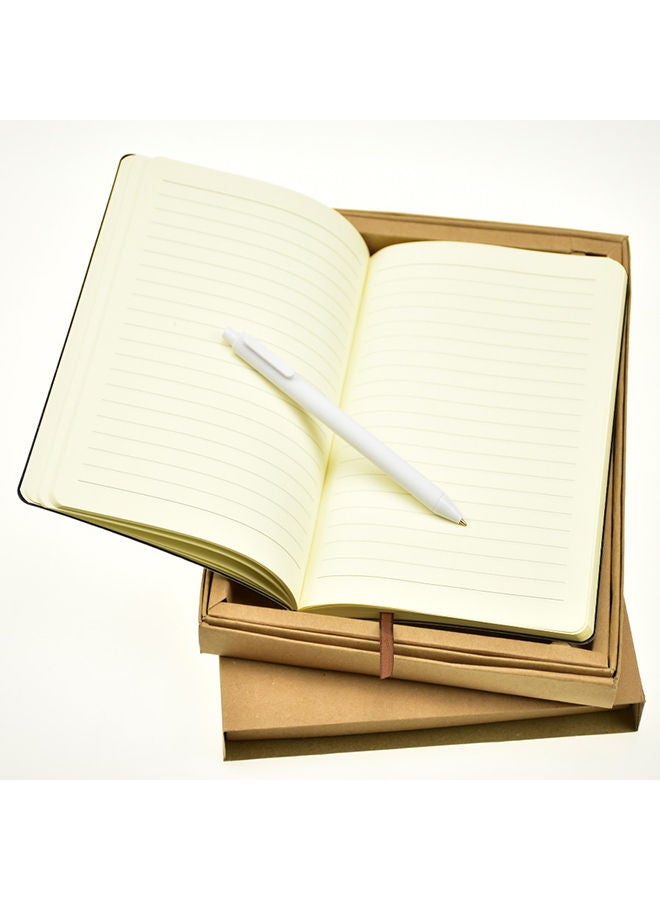 نيبمينينت طقم دفتر ملاحظات مقاس A5 مع قلم أبيض - Image 3
