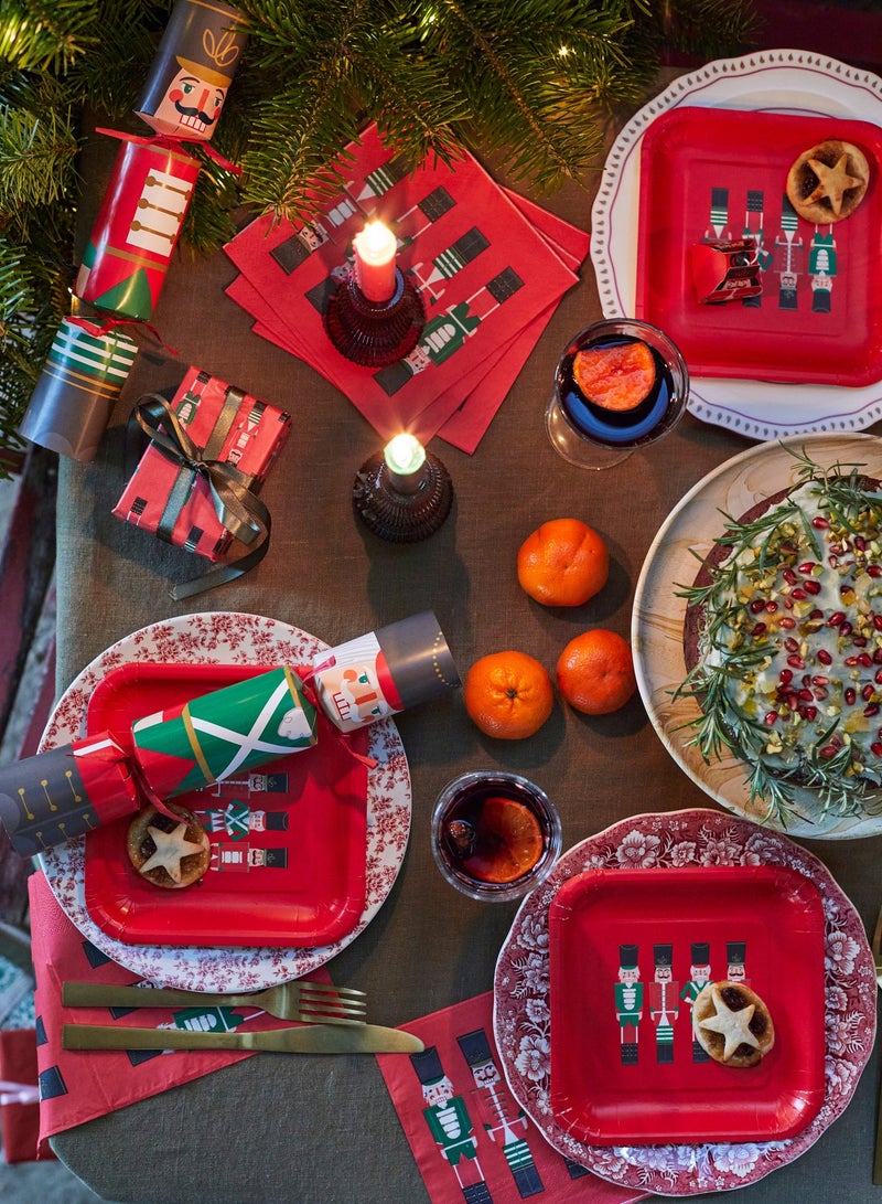 توكينج تيبلز أطباق ورقية لكسارة البندق، عبوة من  قطعة - Image 1