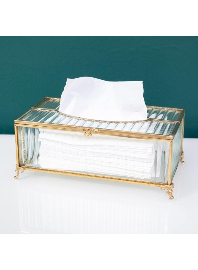 Glass Tissue Box For Home And Office Decoration