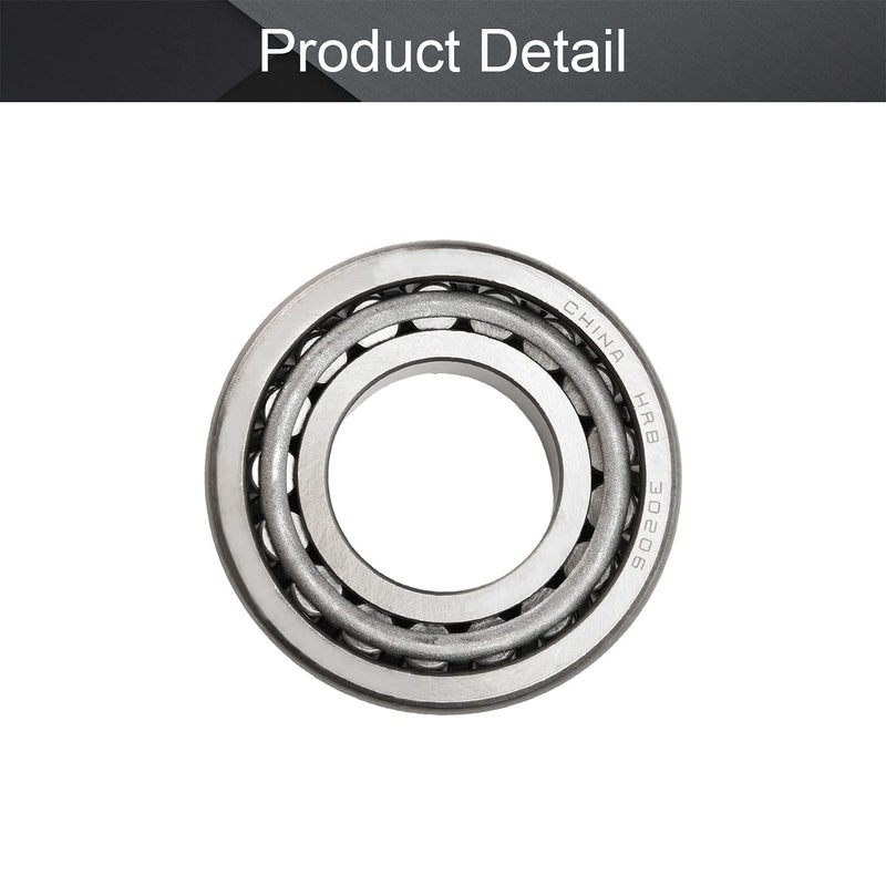 Othmro Othmro 1Pcs Tapered Roller Bearing 30206 62x30x1725mm Bearing Steel Wheel Bearings for Replaced Trailer Bearing - Image 4