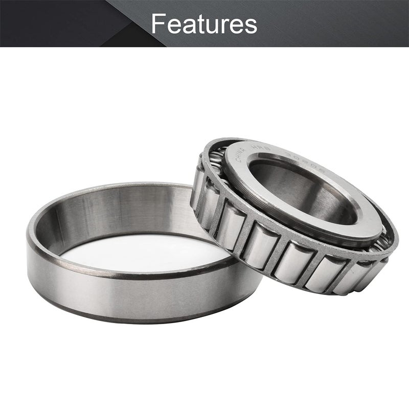 Othmro Othmro 1Pcs Tapered Roller Bearing 30206 62x30x1725mm Bearing Steel Wheel Bearings for Replaced Trailer Bearing - Image 2