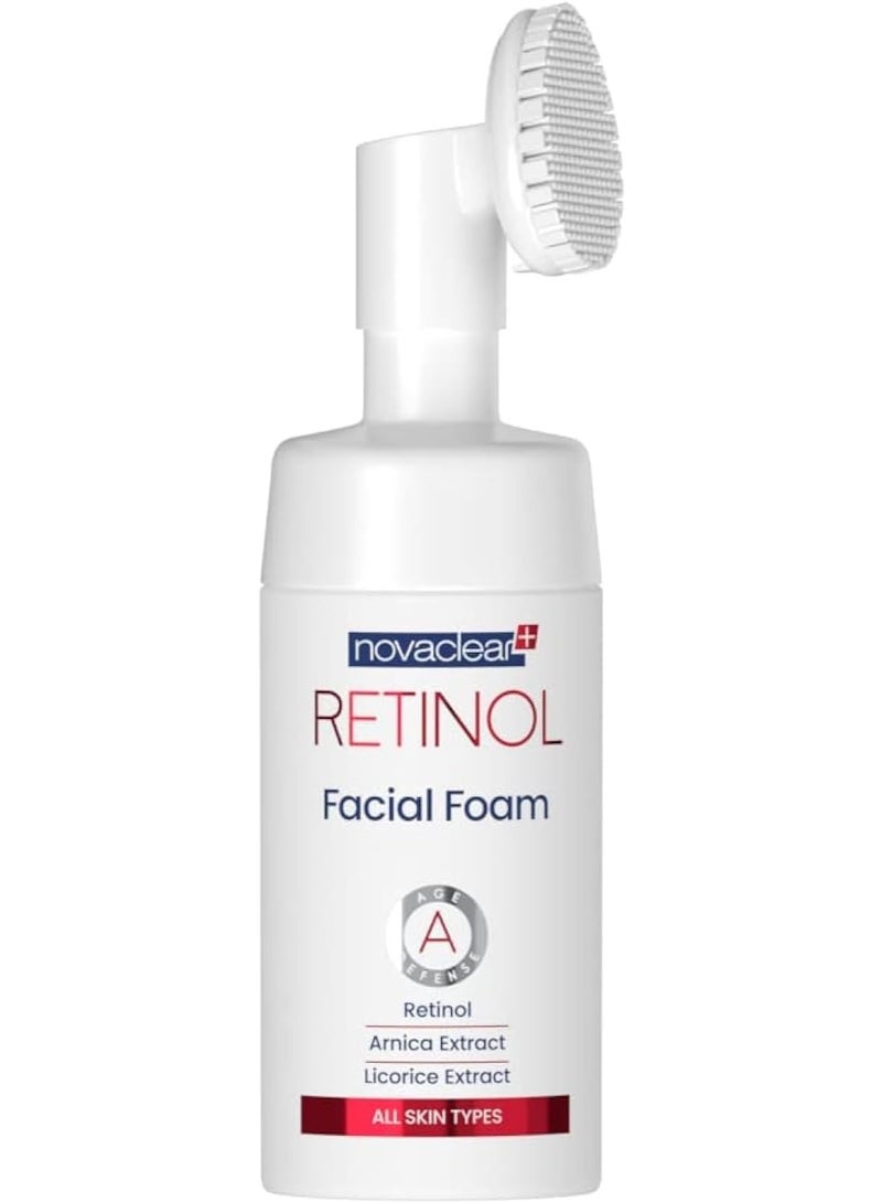 Novaclear Retinol Facial Foam 100ml – Anti-Aging Face Wash with Retinol for Wrinkle Reduction & Skin Renewal - Image 1