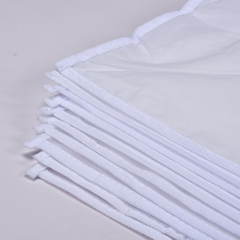 Noa Store Noa Store Garment Bags Hanging Clothes - Transparent White Clothes Travel Storage Bags - Durable PVC with Two-Way Zip for Space-Saving Wardrobe Organization - 31.4" L x 23.6" W - Set of 10  - Image 5