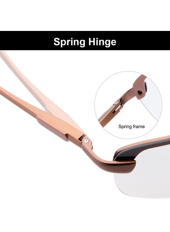YIMI Polarized Photochromic Driving z87 Sunglasses For Men Women Day and Night safety glasses (Brown) - Image 2