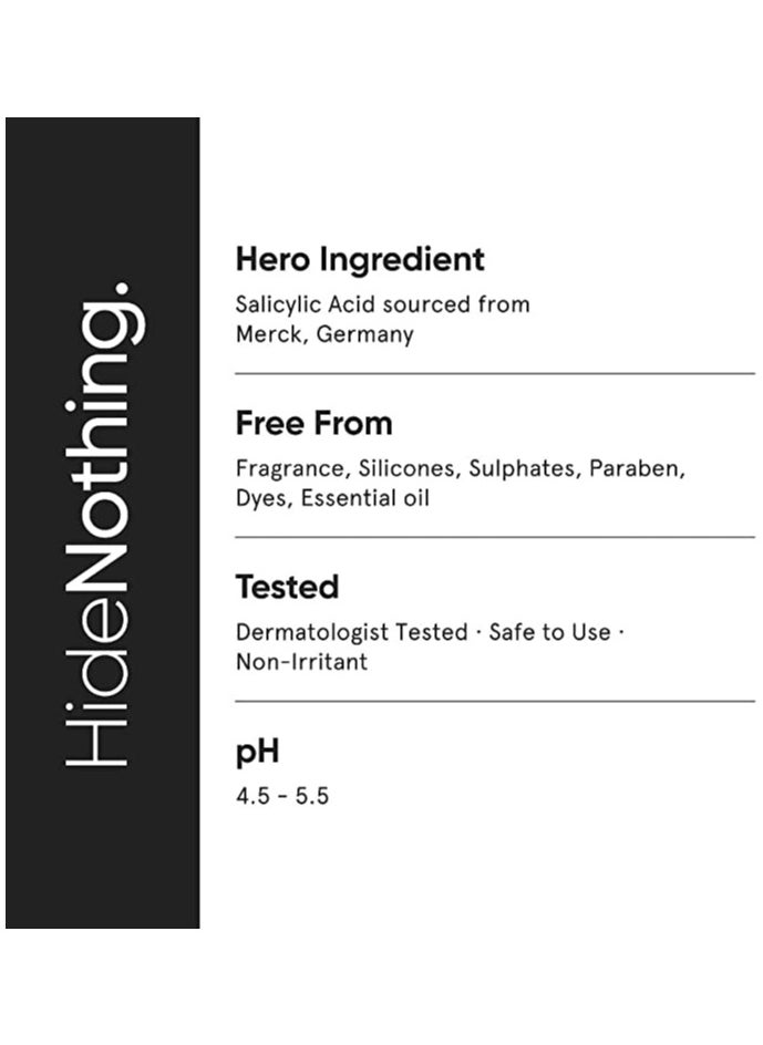 MINIMALIST - Minimalist 2% Salicylic Acid Face Wash for Oily, Acne Prone Skin (100 ml) - Image 1