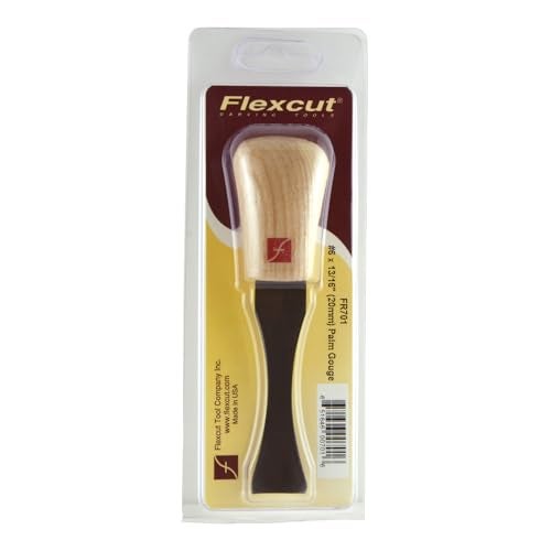 Flexcut #6 Palm Sweep, High Carbon Steel, Solid Ash Handle, 13/16 Inch (FR701) - Image 3