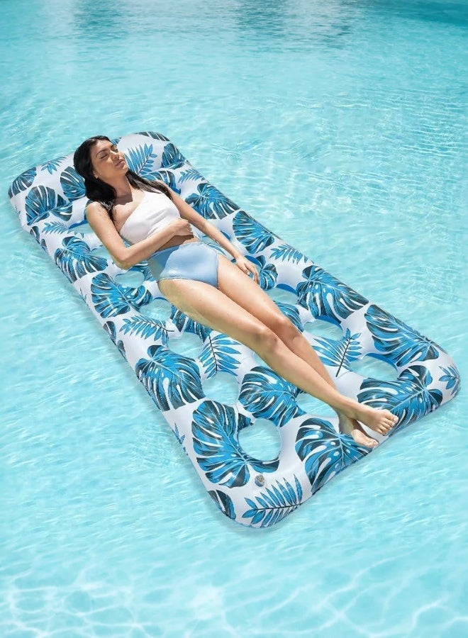 Paka Rabbit Inflatable Pool Float Chair Lounge for Floating, Inflatable Pool Float Hammock, Multi-Purpose Water Hammock with Arm, Inflatables Pool Rafts Bed for Swimming Pool Beach Sea - Image 3