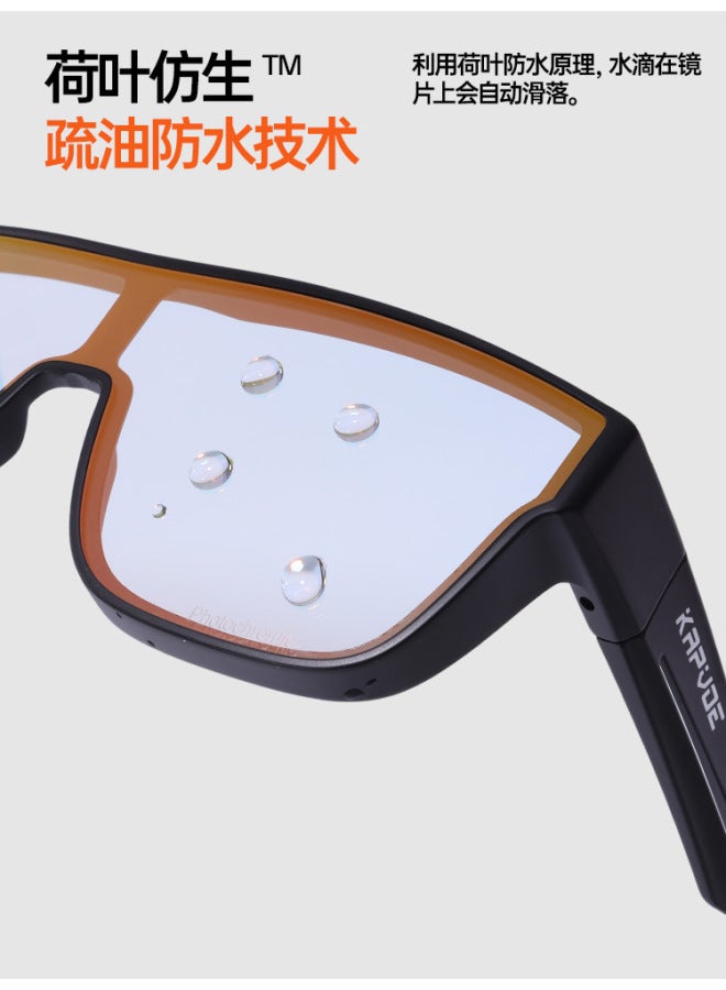 KAPVOE Sports Cycling Myopia Set Photochromic Anti-uv Outdoor Running Mountaineering Hiking - Image 4