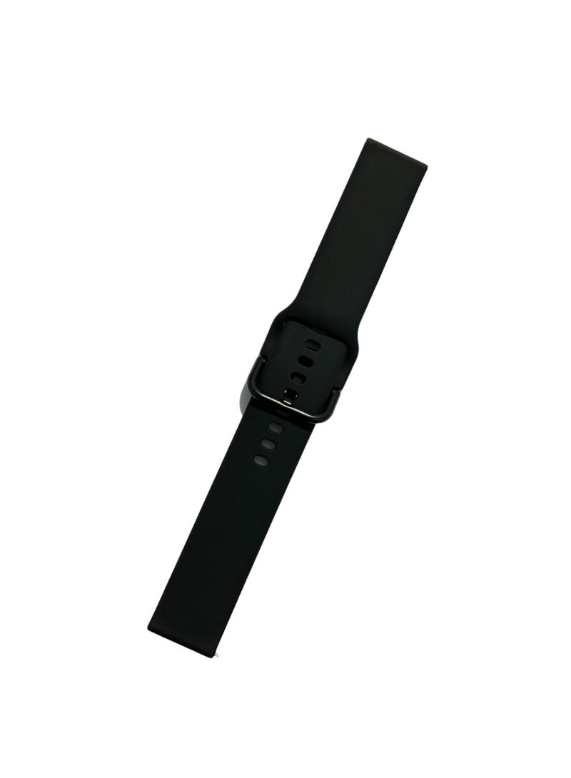 Replacement Silicone Sport Strap 20mm For Amazfit GTS2 / GTS /GTS 2e /GTS 2 Mini - Black - Image 5