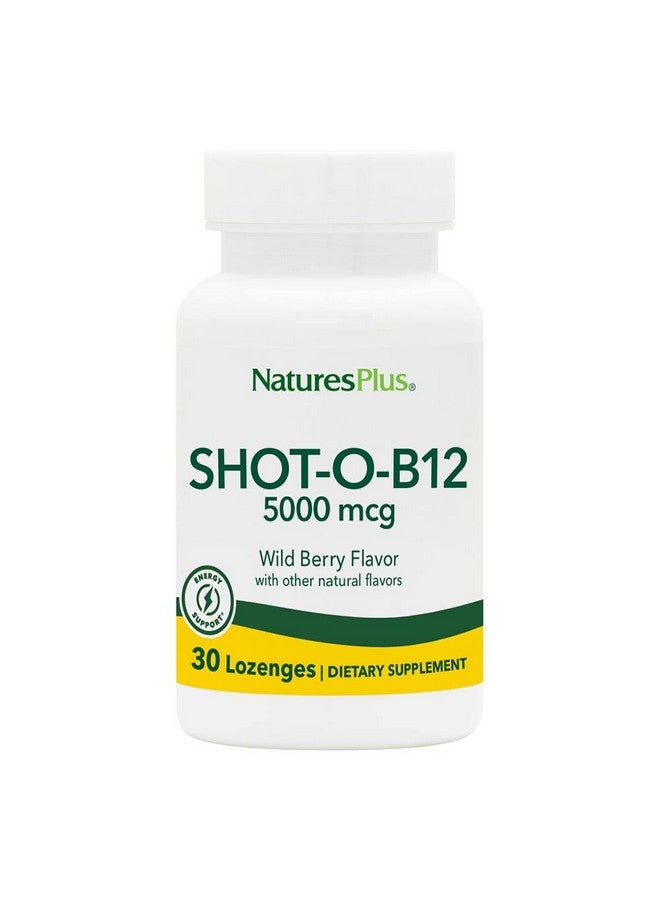 Nature's Plus Shotob12 Lozenges Wild Berry 5000 Mcg 30 Lozenges - Image 2