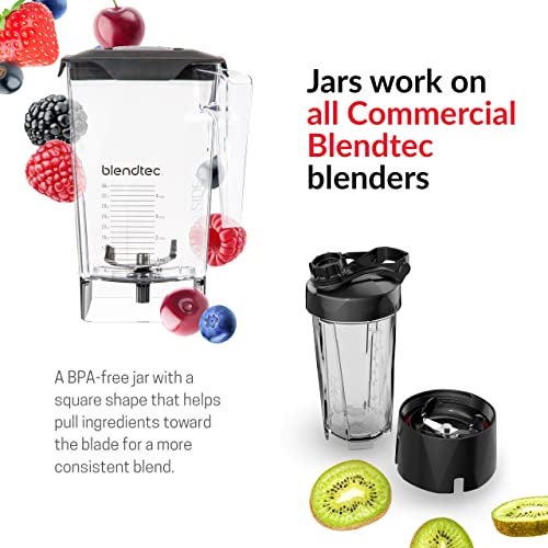 Blendtec Connoisseur 825 Commercial Blender with WildSide+ Jar (96 oz), Includes Blendtec Q Series Sound Enclosure, Strongest & Quietest Commercial-Grade Power, 30 Pre-programmed Cycles, Black - Image 3