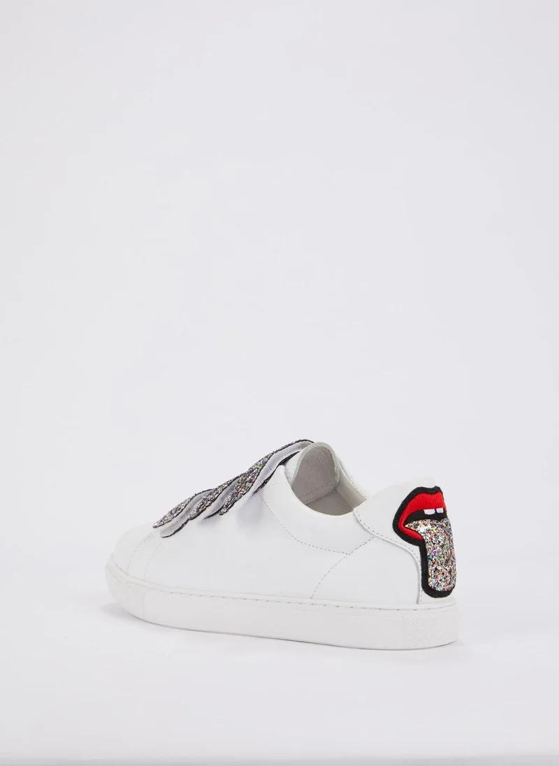 Bons Baisers De Paname Edith Glitter Multi-Strap Sneakers