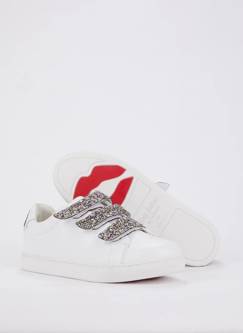 Bons Baisers De Paname Edith Glitter Multi-Strap Sneakers