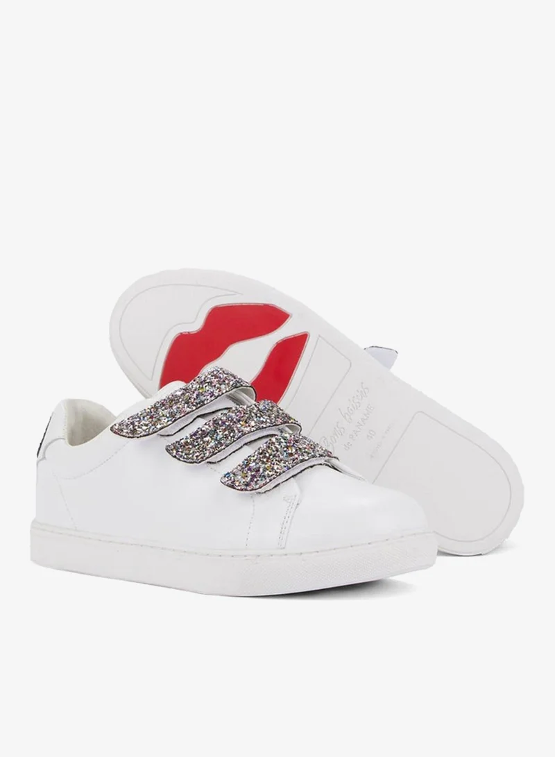 Bons Baisers De Paname  Edith Glitter Multi-Strap Sneakers for Women | Best Price UAE