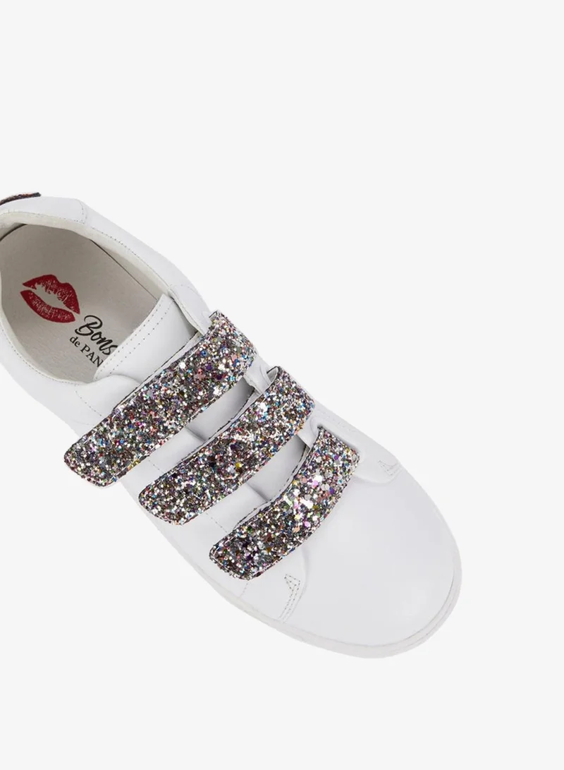 Bons Baisers De Paname  Edith Glitter Multi-Strap Sneakers for Women | Best Price UAE