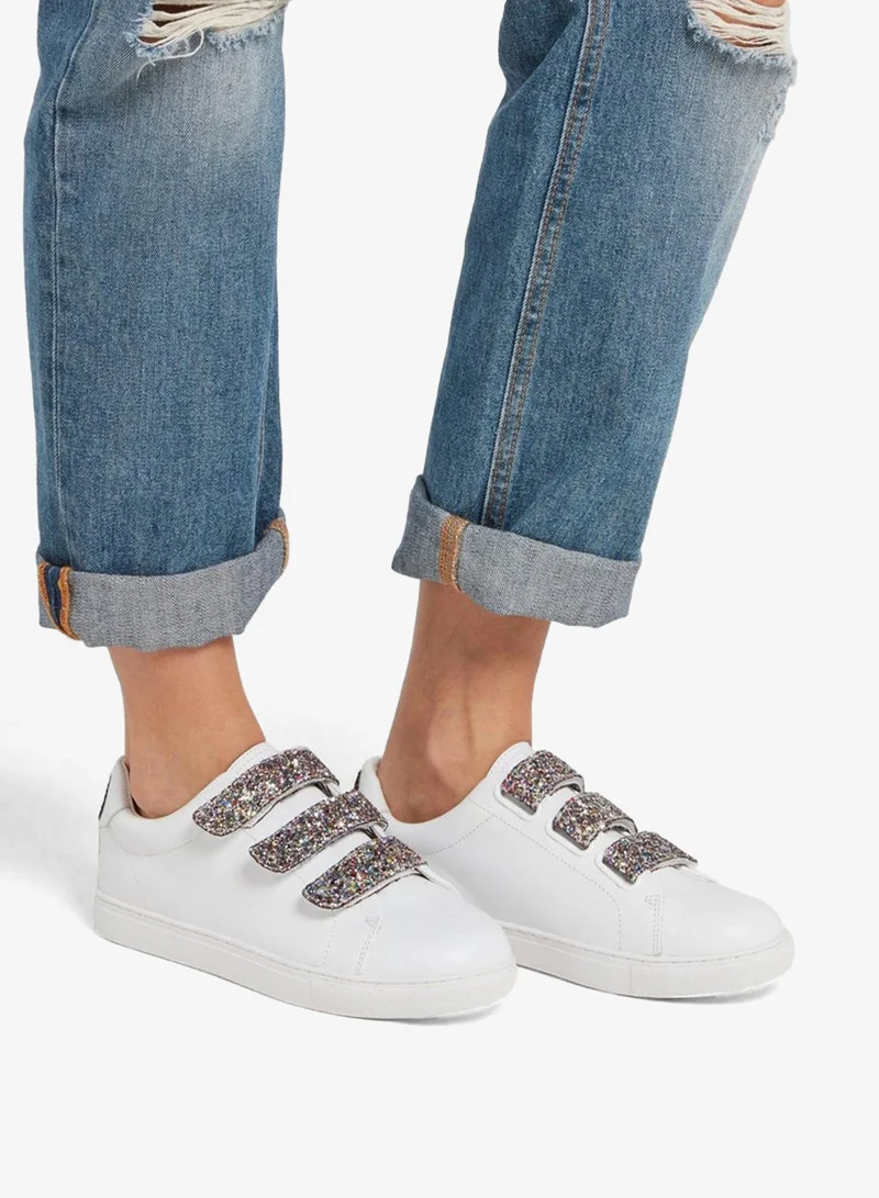 Bons Baisers De Paname Edith Glitter Multi-Strap Sneakers